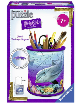  «Пазл 3D Ravensburger Girly Girl Підставка для олівців Підводний світ 54 елементи (RSV-121168)», бренду Ravensburger - фото №3 - мініатюра