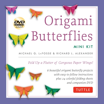 Паперова книга «Origami Butterflies Mini Kit», авторів Майкл Г. Лафосс, Річард Л. Олександр - фото №1 - мініатюра