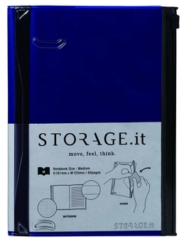 «Блокнот Storage.it М Темно-синий (STI-NB45-C)», бренда Storage.it - фото №1 - миниатюра