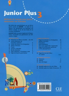 Паперова книга «Junior Plus 3 Cahier d'exercices», авторів Мішель Буцбах, Інмакулада Сарасібар, Кармен Мартін, Долорес Пастор - фото №2 - мініатюра