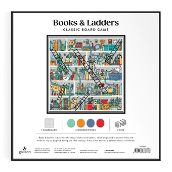  «Books and Ladders Classic Board Game», бренда Galison - фото №6 - миниатюра