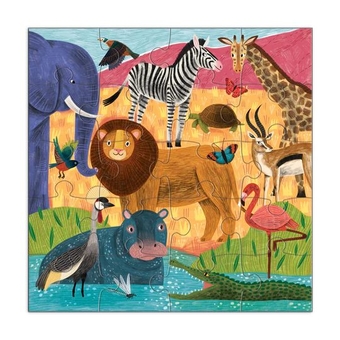  «Пазл Mudpuppy Safari & Jungle Magnetic Puzzle», бренда Mudpuppy - фото №6 - миниатюра