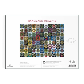  «Пазл Galison Handmade Wreaths by James Ogilvy 1000 ел.», бренда Galison - фото №6 - миниатюра