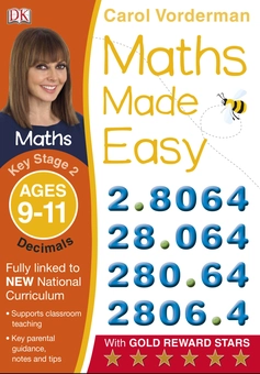 Паперова книга «Maths Made Easy Decimals Ages 9-11 Key Stage 2 », автор Керол Вордерман - фото №1 - мініатюра