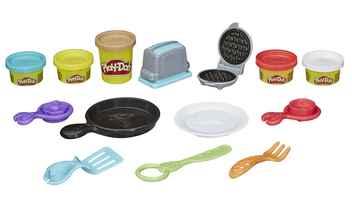  «Ігровий набір для ліплення Hasbro Play-Doh Toast’n Waffles Set (E7274)», бренду Hasbro - фото №2 - мініатюра