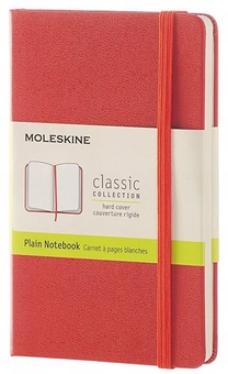  «Записная книжка Moleskine Classic Pocket Нелинованная Оранжевая (QP012F16)», бренда Moleskine - фото №1 - миниатюра