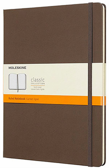  «Блокнот Moleskine Classic большой линия коричневый (QP090P14)», бренда Moleskine - фото №1 - миниатюра