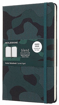  «Блокнот Moleskine Blend средний линия камуфляж зеленый (LCBD03QP060CAMOK)», бренда Moleskine - фото №1 - миниатюра