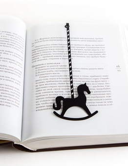  «Закладка для книг Atelier Article Конячка-качалка (2034560073798)», бренда Atelier Article - фото №1 - миниатюра