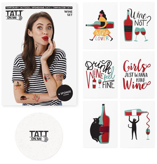 «Тимчасові тату TATTon.me Wine Set», бренду TATTon.me - фото №3 - мініатюра