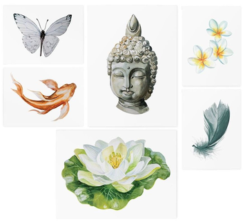 «Временные тату TATTon.me Zen Set», бренда TATTon.me - фото №3 - миниатюра