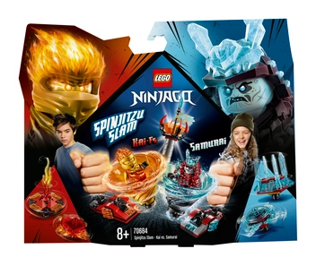  «Конструктор LEGO Ninjago Бой мастеров кружитцу - Кай против Самурая (70684)», бренда LEGO - фото №3 - миниатюра