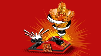  «Конструктор LEGO Ninjago Бой мастеров кружитцу - Кай против Самурая (70684)», бренда LEGO - фото №9 - миниатюра