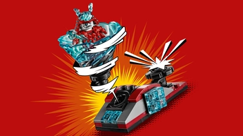  «Конструктор LEGO Ninjago Бой мастеров кружитцу - Кай против Самурая (70684)», бренда LEGO - фото №10 - миниатюра