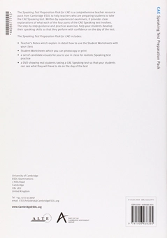 Паперова книга «Speaking Test Preparation Pack for CAE Paperback with DVD» - фото №2 - мініатюра