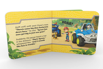 Бумажная книга «PAW Patrol Board Book: Dinosaur Birthday» - фото №4 - миниатюра