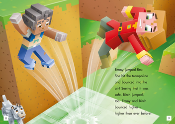 Бумажная книга «Minecraft Young Readers: The Sky's the Limit!», автор Mojang AB - фото №3 - миниатюра