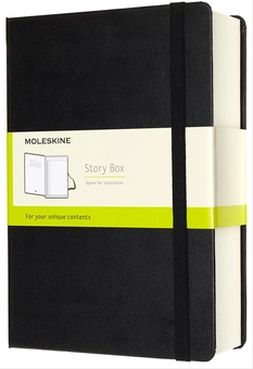 «Коробка для хранения Moleskine Story Box средняя черная (STBX3BK)», бренда Moleskine - фото №1 - миниатюра
