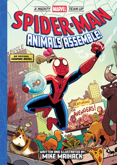 Бумажная книга «Spider-Man: Animals Assemble! (A Mighty Marvel Team-Up)», авторов Марвел Энтертейнмент, Майк Майхак - фото №2 - миниатюра