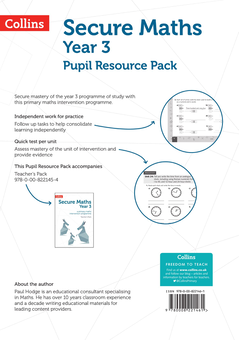 Бумажная книга «Secure Year 3 Maths Pupil Resource Pack: A Primary Maths Intervention Programme», автор Бобби Джонс - фото №5 - миниатюра