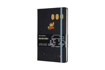  «Записная книжка Moleskine Super Mario в линию Черная (LESMQP060MA)», бренда Moleskine - фото №2 - миниатюра