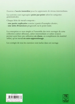 Паперова книга «Exercices de grammaire française intermédiaire niveau 2», автор Энни Моннери-Гоарин - фото №2 - мініатюра