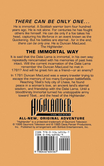 Бумажная книга «Highlander. The Path», автор Ребекка Нисон - фото №2 - миниатюра