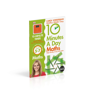 Бумажная книга «10 Minutes a Day Maths Ages 5-7 Key Stage 1», автор Кэрол Вордерман - фото №3 - миниатюра