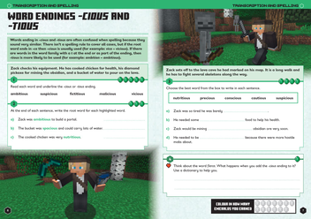 Бумажная книга «Minecraft English Ages 9-10: Official Workbook» - фото №2 - миниатюра