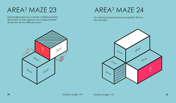 Паперова книга «Area Maze Puzzles», автор Грем Джонс - фото №2 - мініатюра