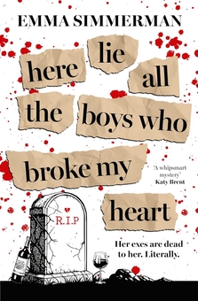 Паперова книга «Here Lie All the Boys Who Broke My Heart», автор Емма Сіммерман - фото №1 - мініатюра