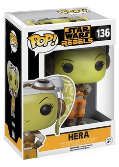  «Коллекционная фигурка Funko Pop! Pop Movies Star Wars Rebels Hera (FK10774)», бренда Funko Pop - фото №3 - миниатюра