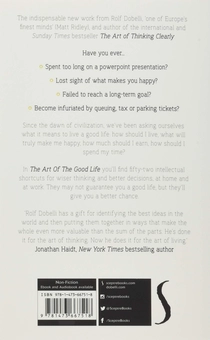Бумажная книга «The Art of the Good Life. Clear Thinking for Business and a Better Life», автор Рольф Добелли - фото №2 - миниатюра