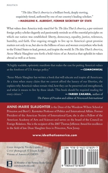 Бумажная книга «The Idea That Is America», автор Анна-Мари Слотер - фото №2 - миниатюра