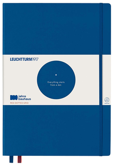  «Блокнот Leuchtturm1917 100 Years Bauhaus Master Classic Точка Синий (359866)», бренда Leuchtturm1917 - фото №1 - миниатюра