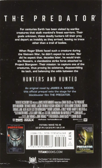 Паперова книга «The Predator: Hunters and Hunted - Official Movie Prequel», автор Джеймс А. Мур - фото №2 - мініатюра