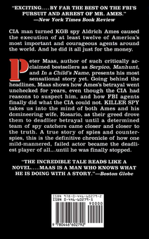 Бумажная книга «Killer Spy. Inside Story of the FBI's Pursuit and Capture of Aldrich Ames, America's Deadliest Spy», автор Питер Маасс - фото №2 - миниатюра