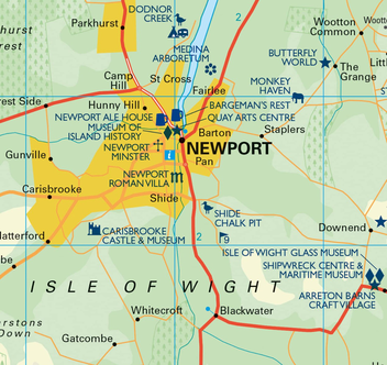 Бумажная книга «Isle of Wight Pocket Map. The Perfect Way to Explore the Isle of Wight» - фото №3 - миниатюра