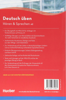 Бумажная книга «Deutsch uben : Horen & Sprechen A2 - Buch & CD» - фото №2 - миниатюра