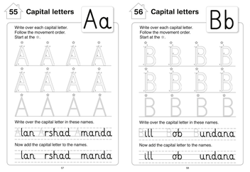 Бумажная книга «Handwriting Workbook F» - фото №2 - миниатюра