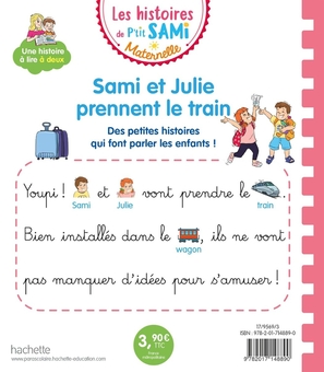 Бумажная книга «Les histoires de P'tit Sami Maternelle (3-5 ans). Sami et Julie prennent le train», авторов Ален Бойер, Анджела Портелла - фото №2 - миниатюра