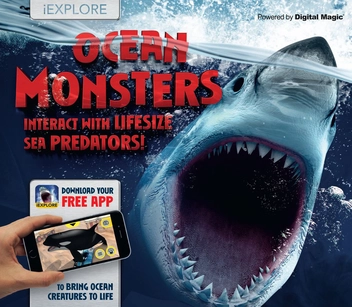 Бумажная книга «Ocean Monsters», автор Никола Дэвис - фото №1 - миниатюра