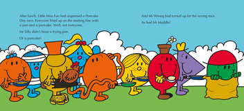 Паперова книга «Mr. Men Little Miss: Pancake Day», автор Адам Харгрівз - фото №5 - мініатюра