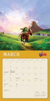 Бумажная книга «Legend of Zelda 2020 Wall Calendar» - фото №3 - миниатюра