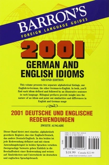 Бумажная книга « 2001 German and English Idioms : 2001 Deutsche und Englische Redewendungen», автор Генри Струц - фото №2 - миниатюра
