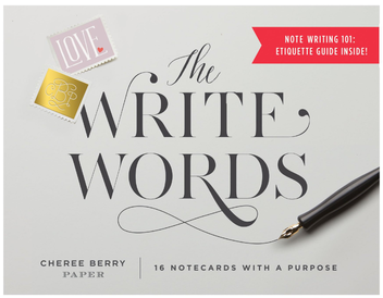 Бумажная книга «Cheree Berry The Write Words Greeting Assortment With Booklet» - фото №1 - миниатюра