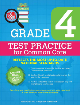 Паперова книга « Barron's Core Focus Grade 4: Test Practice for Common Core», автор Келлі Долан - фото №1 - мініатюра