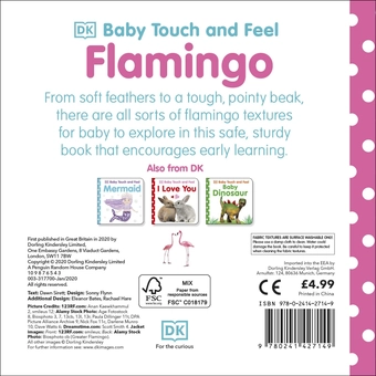 Бумажная книга «Baby Touch and Feel Flamingo» - фото №2 - миниатюра