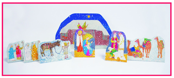 Бумажная книга «A Christmas Story with Nativity Set », автор Брайан Уайлдсмит - фото №2 - миниатюра