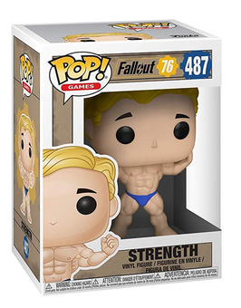  «Коллекционная фигурка Funko Pop! Pop Games Fallout 76 Волт-Бой Сила (FK39041)», бренда Funko Pop - фото №3 - миниатюра